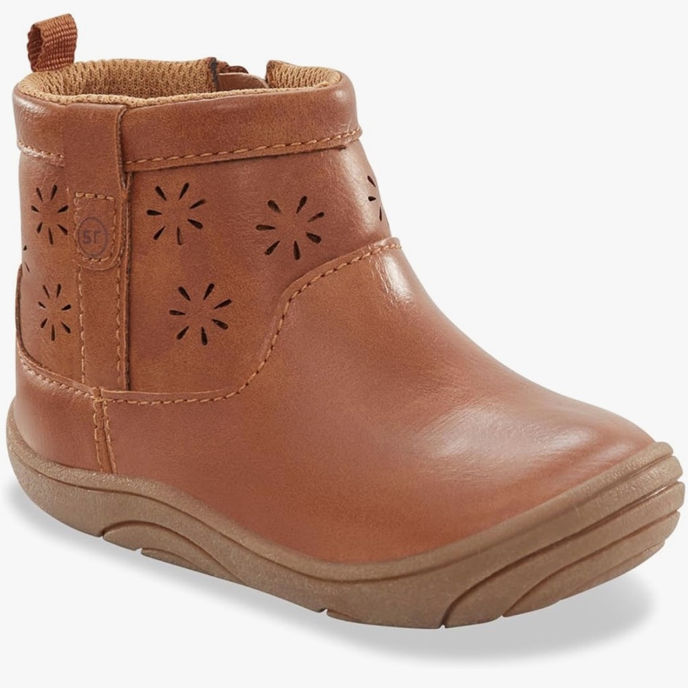 Brown Leather Kids Boots stride rite